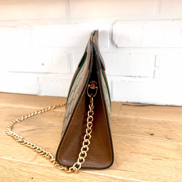 Gucci Authentic Monogram Sherry Line Clutch / Shoulder Bag - Picture 4 of 10